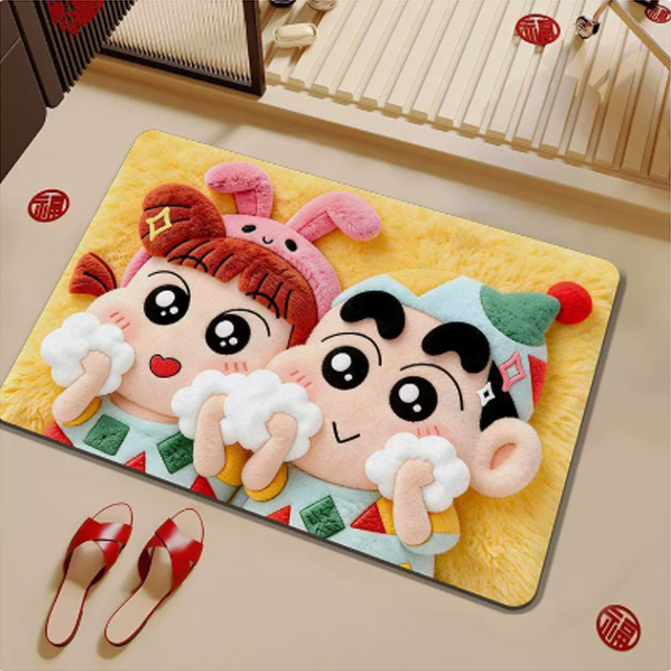 2027年版 漫画柄珪藻土バスマット 超吸水性 滑り止め ド - Home Goods Bathroom Mats のレビューと価格