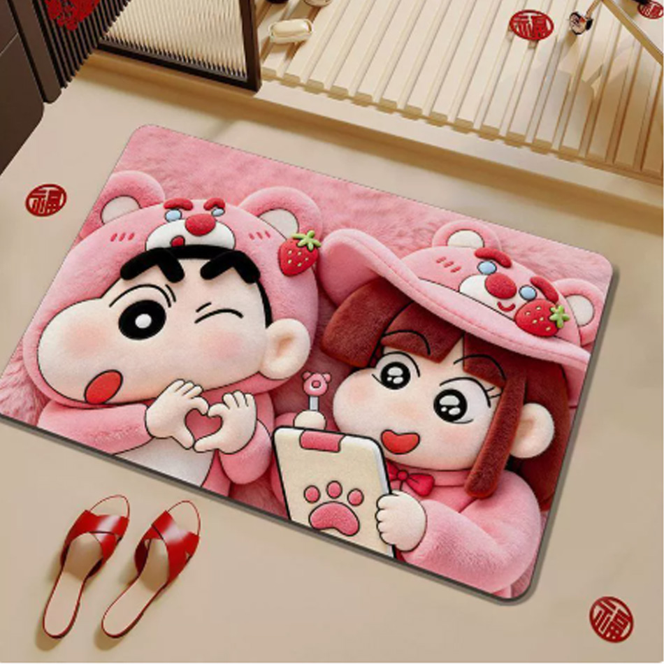 2027年版 漫画柄珪藻土バスマット 超吸水性 滑り止め ド - Home Goods Bathroom Mats のレビューと価格