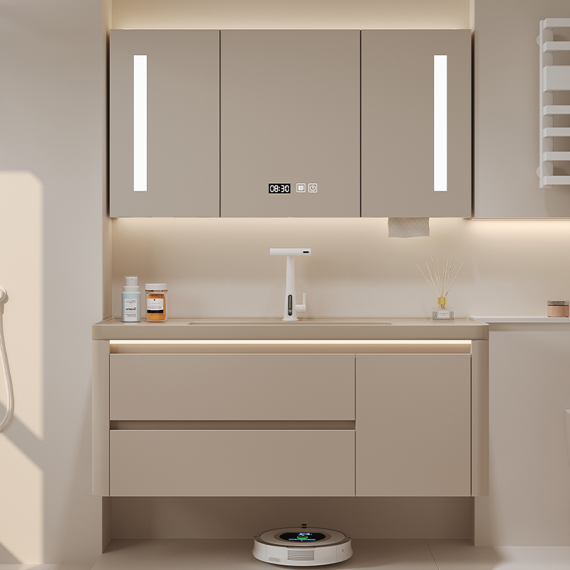オーガナイザーミラーバスルームキャビネット収納壁アクセサリー - Home Bathroom Partition Wall のレビューと価格