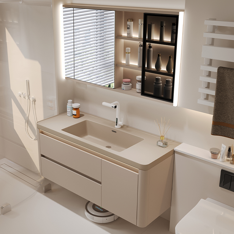 オーガナイザーミラーバスルームキャビネット収納壁アクセサリー - Home Bathroom Partition Wall のレビューと価格
