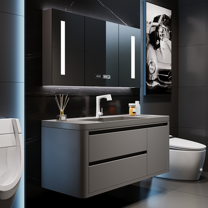 オーガナイザーミラーバスルームキャビネット収納壁アクセサリー - Home Bathroom Partition Wall のレビューと価格