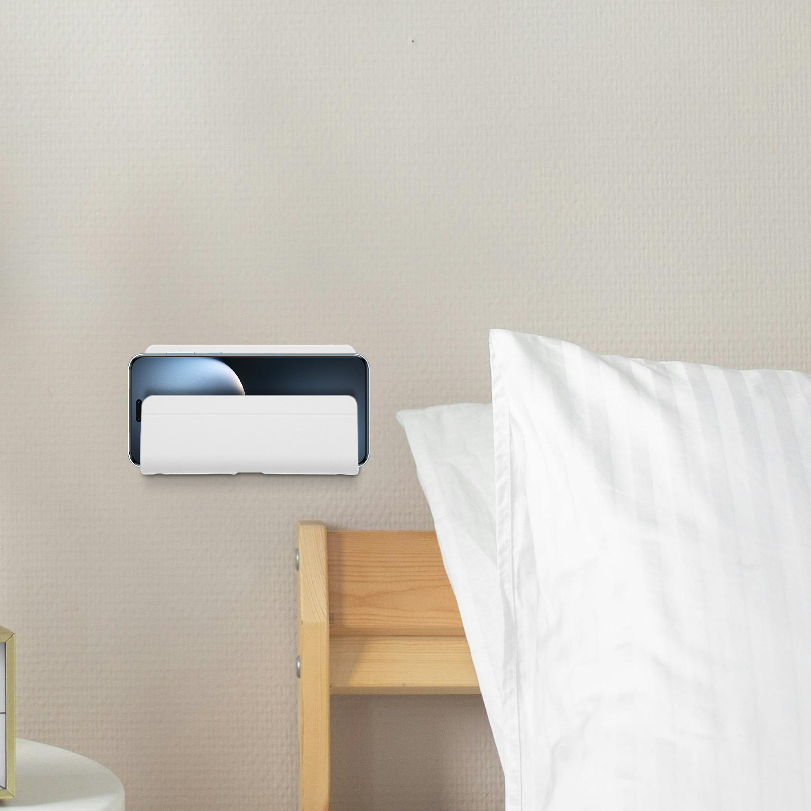 2個セット 壁掛け式電話ラック 丈夫な多機能ホルダー 家庭  - Home Bathroom のレビューと価格