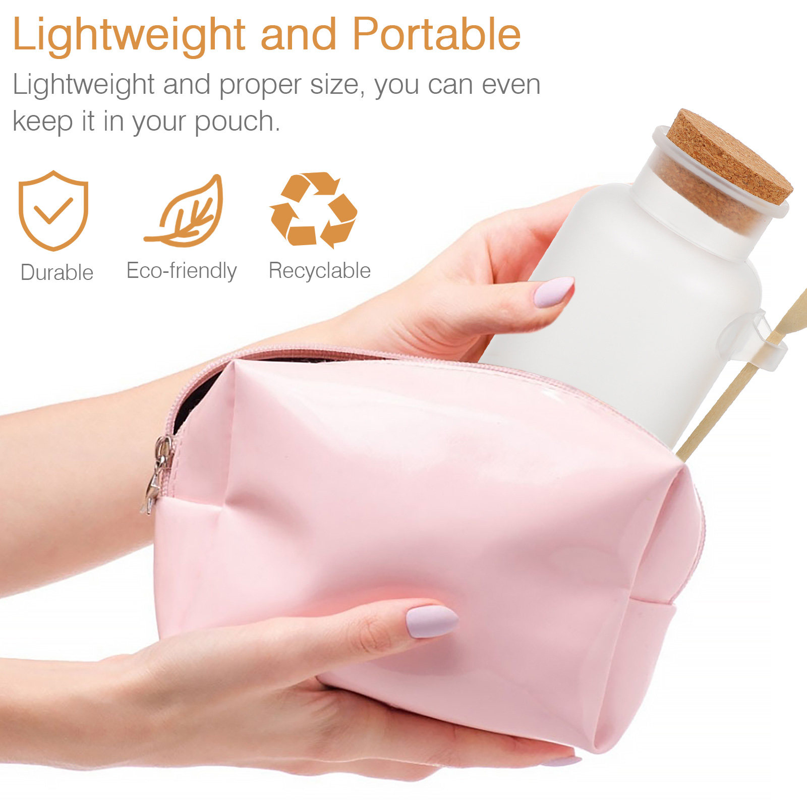 1 個マスクパウダーホルダーバスソルトボトル小型ポータブル空 - Bath Salts Jar のレビューと価格