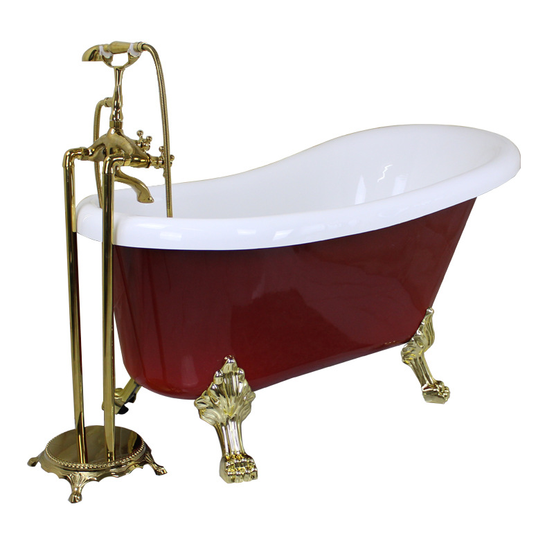 自立式浴槽、アクリルカラーの爪足付き、浸漬浴槽、ヨーロッパ風 - Home Bathroom Spa のレビューと価格