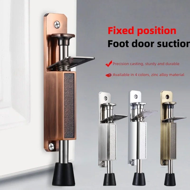 頑丈な伸縮式キックダウン式ドアストップ、金属製フットブレーキ - Home Bathroom Hardware のレビューと価格