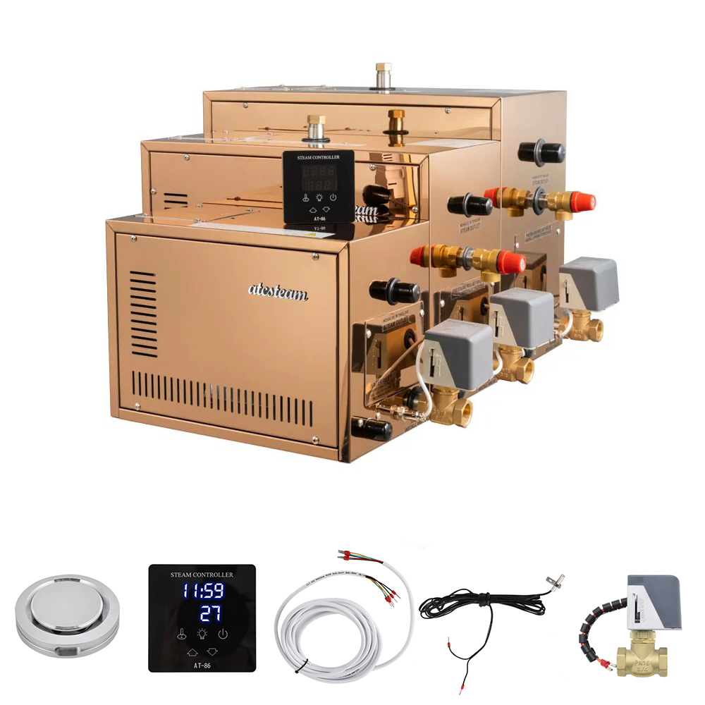 セルフドレンスチームバス発電機、6kw - Home Bathroom Sauna のレビューと価格