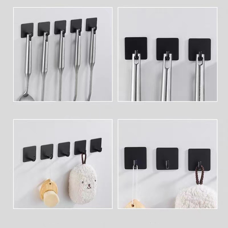 2-4 個の自己粘着式壁フックタオルホルダードア布コートハン - Towel Bar Stainless のレビューと価格