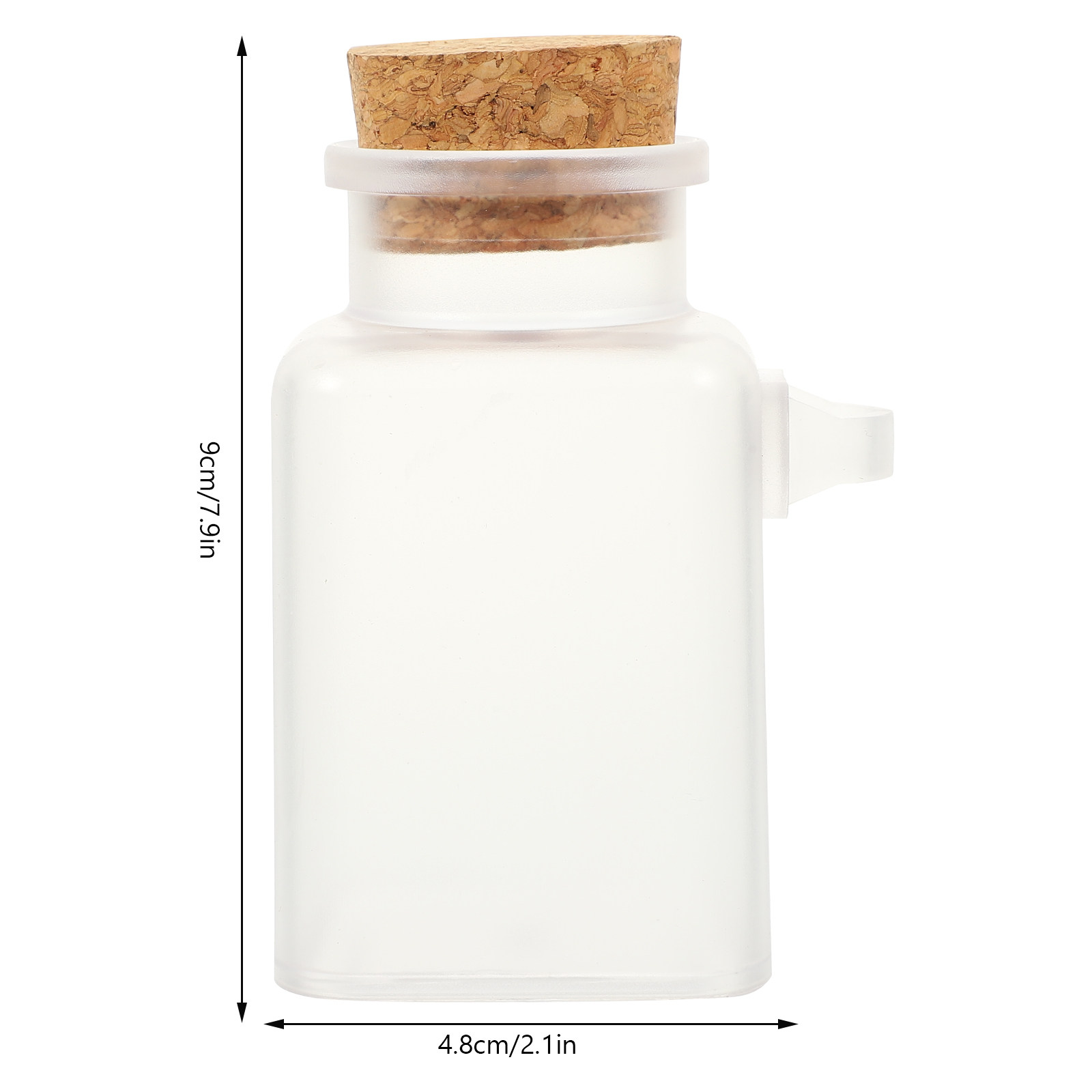 6 個のバスソルトボトルセット小型ポータブルつや消しプラスチ - Bath Salts Jar のレビューと価格