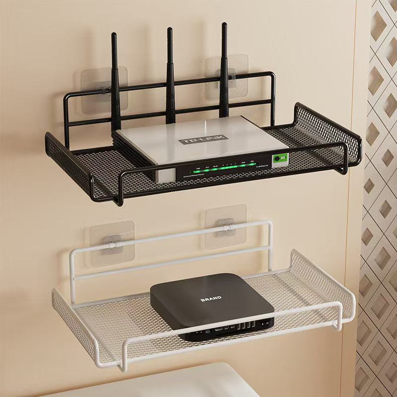 ステンレス製ルーターシェルフ 穴あけ不要 WiFi 壁掛けル - Home Bathroom Shelf のレビューと価格